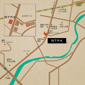 STAX案内地図